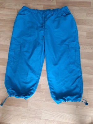 Blaue 7/8  Damen Hose - Bild 1 von 4
