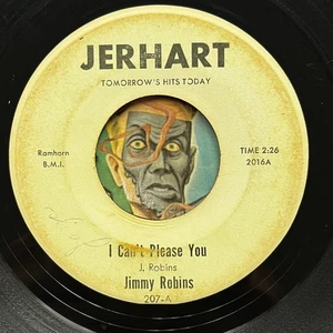 HEAR Jimmy Robins 45 I Can't Please You / Made It Over JERHART R&B soul - Bild 1 von 2