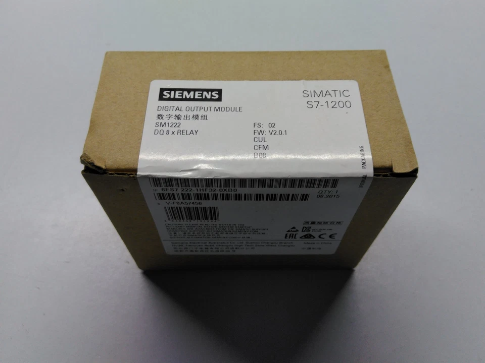 Siemens S7 1200 SM 1222 Digital Output Module 6ES7 222-1HF32-0XB0 - Bild 1 von 1