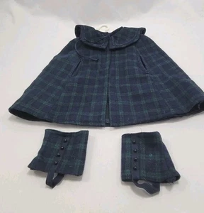 Pleasant Company 1989 ORIGINAL Samantha Winter Story Mantel Gamaschen Fell Rüschen Mütze - Bild 1 von 7