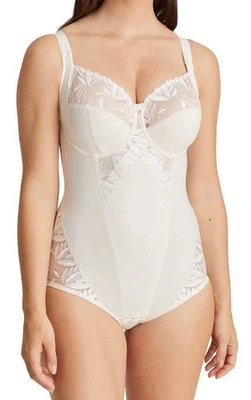 Sutiã Prima Donna Orlando Body Geisha tamanho 36D com fio creme/rosa novo - Imagem 1 de 4