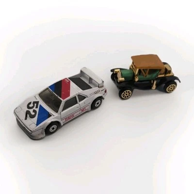 Vintage Miniature 1910 Ford Model T No.304 W/ Removable Top Bonus Bmw Car - Image 1 of 4
