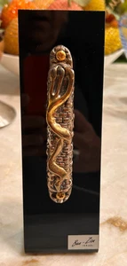 Ben Zion 925 Sterling Mezuzah on Lucite Stand: JUST BEAUTIFUL! - Picture 1 of 13