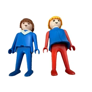 Lote de 2 Figuras Playmobil Geobra 1974 Vintage novio y novia  - Imagen 1 de 6