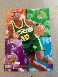 Shawn Kemp Seattle Supersonics Topps Stadium Club #36 1994-95 solo membri - Foto 1 di 2