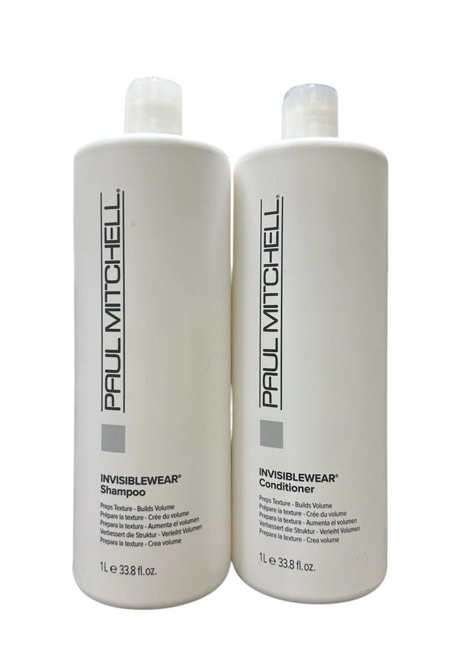 PAUL MITCHELL Invisiblewear Shampoo & Conditioner 33.8 fl oz - DUO - - Image 1 of 1