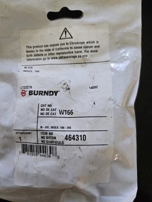 Burndy W166 Compression Lug Die - Image 1 of 4