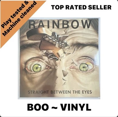 Rainbow Straight Between The Eyes Vinyl LP 1982 UK Album Record POLD 5056 VG+/EX - Image 1 of 4