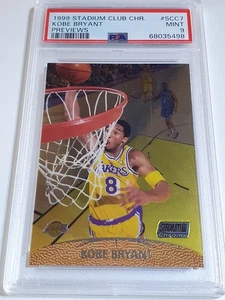 1999 Stadium Club Chrome Kobe Bryant #SCC7 PREVIEWS - PSA 9 (POP 35) - Bild 1 von 2
