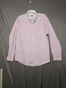 Izod Tartan Plaid Button Down Shirt Men's X-Large Cotton/Poly NWT - Picture 1 of 7
