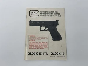 Scarce! March 1988 Glock 17 / 17L / 19 Original Owners Manual Version 2 - Picture 1 of 6
