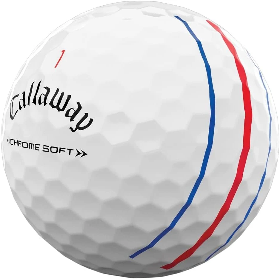 Pelotas de golf Callaway cromadas suaves de triple pista, casi como nuevas, 72, **ENVÍO GRATUITO** Foto 1 de 4