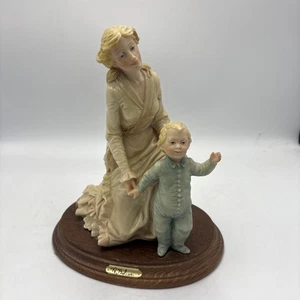 Vintage A. Belcari Mother & Child Sculpture Italian Hand-Painted - EUC - Picture 1 of 6
