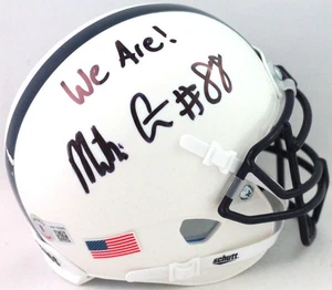 Minicasco autografiado por Mike Gesicki Nittany Lions con We Are - Beckett con *negro - Imagen 1 de 10