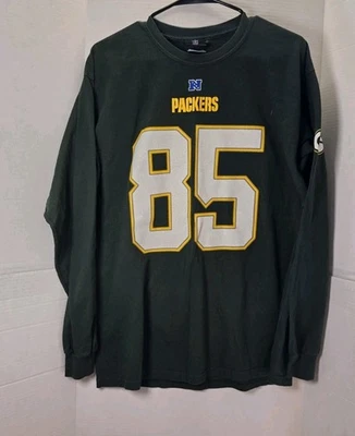 Ropa de equipo Green Bay Packers Greg Jennings #85 verde para hombre manga larga grande  Foto 1 de 3