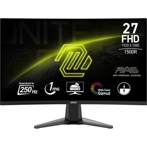 MSI MAG 27C6X - Full HD Curved Gaming Monitor - 250hz - 27 Inch - Afbeelding 1 van 7