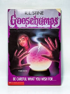 23rd Print #12 Be Careful What You Wish For Goosebumps Book RL Stine ACCEPTABLE - Picture 1 of 20