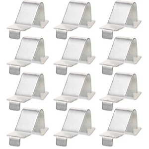 12pcs Iron Cabinet Clips Shelf Support Clip Heavy Duty Metal Shelving Bracket... - Picture 1 of 9