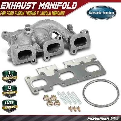 Right Exhaust Manifold w/ Gasket for Ford Edge Fusion Taurus X Lincoln Mercury - Image 1 of 4