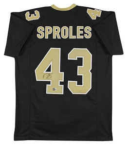 Darren Sproles Authentic Signed Black Pro Style Jersey BAS Witnessed - Picture 1 of 3