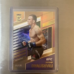 2022 PANINI UFC CHRONICLES ELITE #246 MERAB DVALISHVILI GOLD 8/10