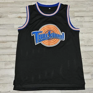 Space Jam Tune Squad Michael Jordan #23 Black Basketball Jersey Size L - Picture 1 of 8