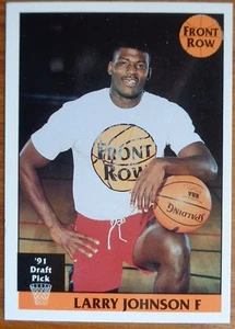 Larry Johnson - 1991 Front Row Draft Pick- Japanese Promo #1 - Basketball - Picture 1 of 2