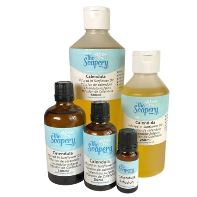 THE SOAPERY Calendula Infused Oil - 100% Natural for Skin and Hair Treatments