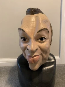 Horror Halloween Vintage Cesar Male Soft Vinyl Mask - Picture 1 of 6