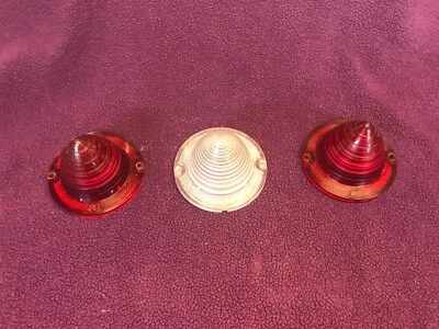 Chevrolet Impala Bel Air Biscayne 1960-1961 luz trasera lente guía R1-60 set3 Foto 1 de 4