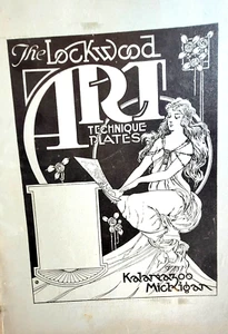 The Lockwood Art Techniques Plates Kalamazoo Michigan 40 Plates in case - Picture 1 of 19