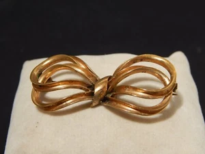 VINTAGE BIJOUX ELEGANTE SPILLA DORATA A FIOCCO - Imagen 1 de 5