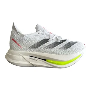 Scarpe da corsa Adidas Adizero Prime X 2.0 stringate taglia 8 42 bianche nere NUOVE - Foto 1 di 22