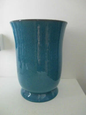 stunning large john adams poole pottery 1950s blue vase - Image 1 of 4