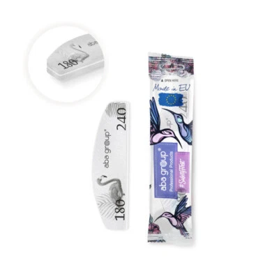 Aba Group Professional Nail Halfmoon MINI BUFFER 100/180 180/240 SAFETY PACK