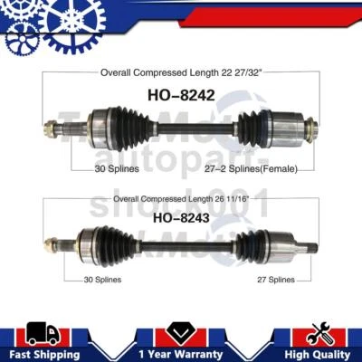 Junta de eje CV delantero 2 para Acura TSX 2,4 L 2014 2013 2012 2011 2010 Foto 1 de 3