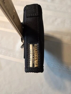 Barsony RH detrás del cinturón o LH frente del cinturón clip sobre funda de lona negra Foto 1 de 4