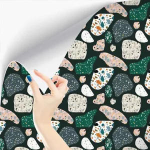 Green Fragment Pattern Self-adhesive Wallpaper Peel&Stick Contact Paper - Picture 1 of 12