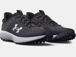 🔥 HOT Under Armour Men's UA Yard Turf Baseball Shoes (Black) 3025593-001 - Picture 1 of 4