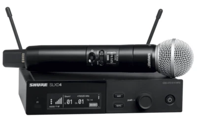 Shure SLXD24/SM58 H55 Wireless System SM58 Handheld Transmitter H55: 514-558MHz - Image 1 of 4