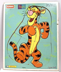 Vintage Disney Playskool "Tigger ...That's Me" Wooden Puzzle #674-03 - Picture 1 of 3