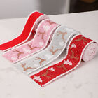 3 Rolls Ribbon for Flower Bouquet Christmas Craft Wrapping Bow Tie