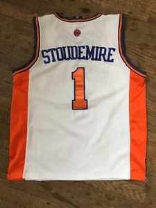 Amar'e Stoudemire #1 Knicks Basketball Jersey Mens 48 Sewn Letters Uniform Shirt - Picture 1 of 10