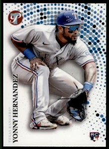 2022 Topps Pristine Refractor Yonny Hernandez Rookie Texas Rangers #210 - Picture 1 of 2