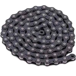 BMX CHAIN; SALT Z1 Type AM, 1/2" x 1/8", 100 Links, Black, Split Link Included. - Picture 1 of 4