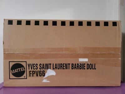 【MATTEL】BARBIE x YVES SAINT LAURENT - VESTIDO PARIS - FPV66 - ETIQUETA PLATINO - NUEVO Foto 1 de 4