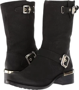 Vince Camuto Moto Ankle Mid vergoldete Motorradstiefel Damen 7,5 *Ausstellungsstück* - Bild 1 von 10