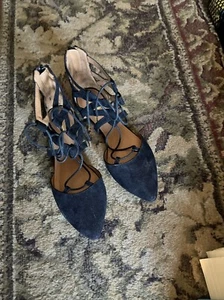 Shoes, Flats, Mission Supply Company, Zippered Back And Laces, Size 6 - Picture 1 of 4