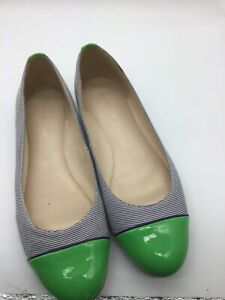 Tommy Hilfiger Blue & Green Pinstripe Shoes (Size 8.5M)