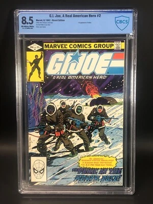 G.I. JOE: A Real American Hero #2 CBCS 8.5 1ST KWINN 1st Print Marvel Comic 1982 - Image 1 of 2